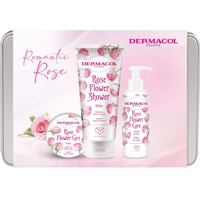Dermacol Flower Care Rose Kinkekomplekt tinakarp