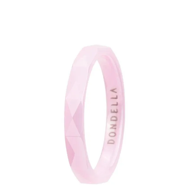 DONDELLA Ceramic Rosewater Ring (3mm) 16.5