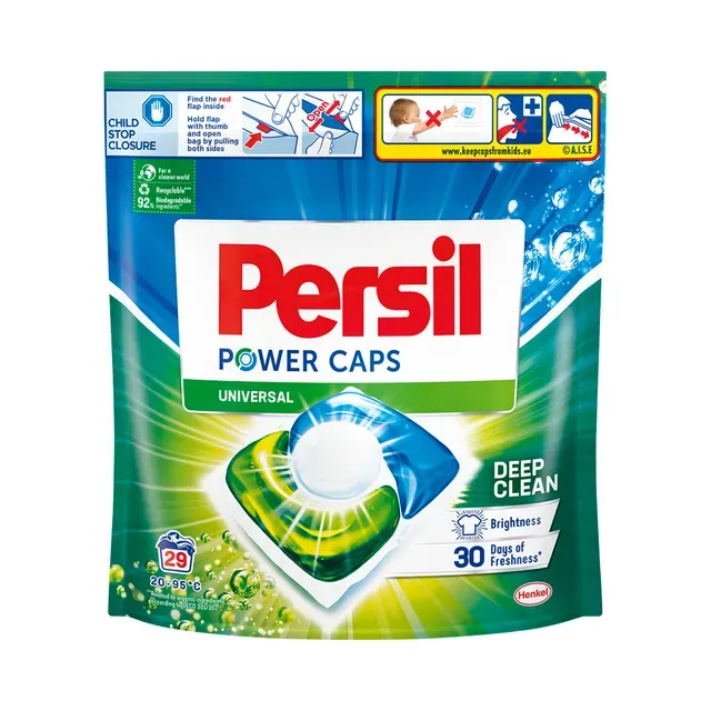 Pesukapslid Power Caps Universal 29pk, PERSIL, 29 tk
