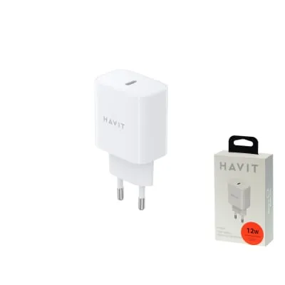 Vooluadapter type c, 12w Havit dot uc12