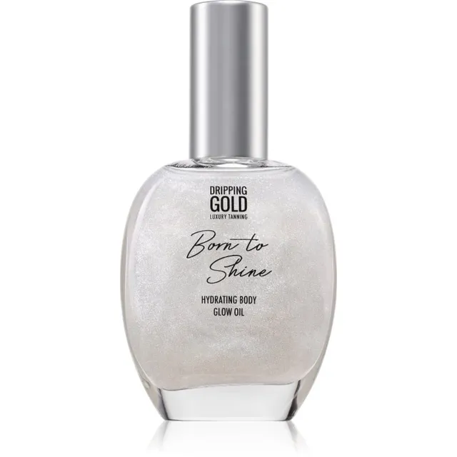 Dripping Gold Born To Shine Särav õli kehale varjund Silver 55 ml