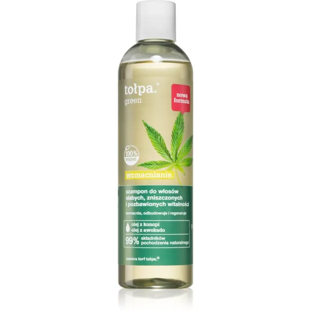 Tołpa Green Strengthening Šampoon nõrkadele ja kahjustatud juustele 300 ml
