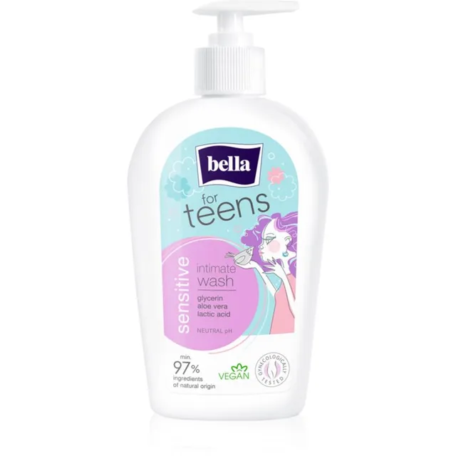 BELLA For Teens Sensitive Geel intiimhügieeniks tüdrukutele 300 ml
