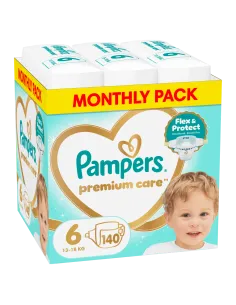 Pampers Premium Care teipmähkmed suurus 6 (140 tk)
