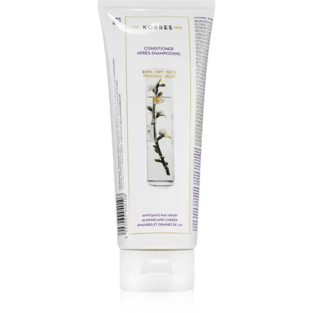 Korres Almond & Linseed Palsam kuivadele ja habrastele juustele 200 ml