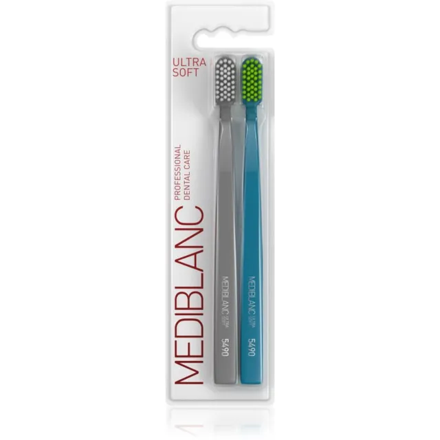 MEDIBLANC 5490 Ultra Soft hambaharjad ultra Soft Grey, Blue 2 tk