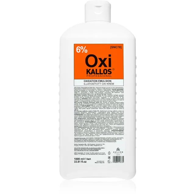 Kallos Kallos Classic Oxi 6% peroksiidikreem professionaalseks kasutamiseks 1000 ml