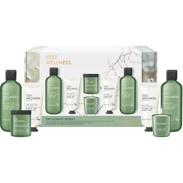 Baylis & Harding Wellness. Energise Kinkekomplekt Ginger, Lime & Basil Leaf