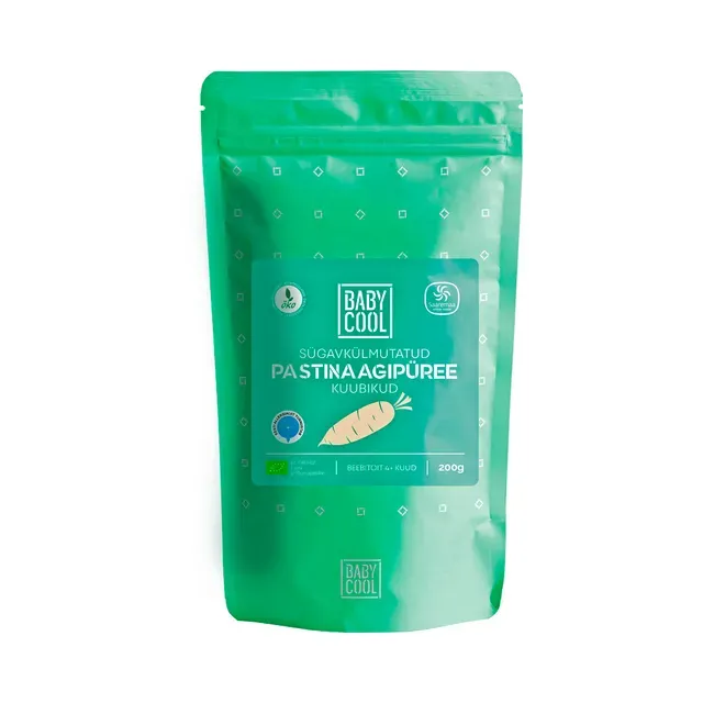 Sügavkülmutatud pastinaagipüree kuubikud, BABYCOOL, 200 g