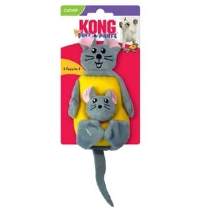 KONG Pull-A-Partz Cheezy mänguasi kassile