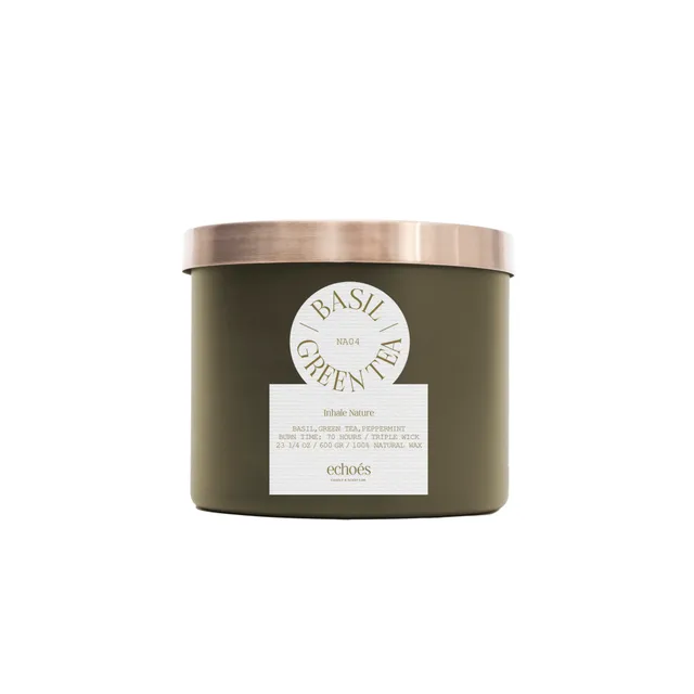 Echoés Triple Wick Natural Candle