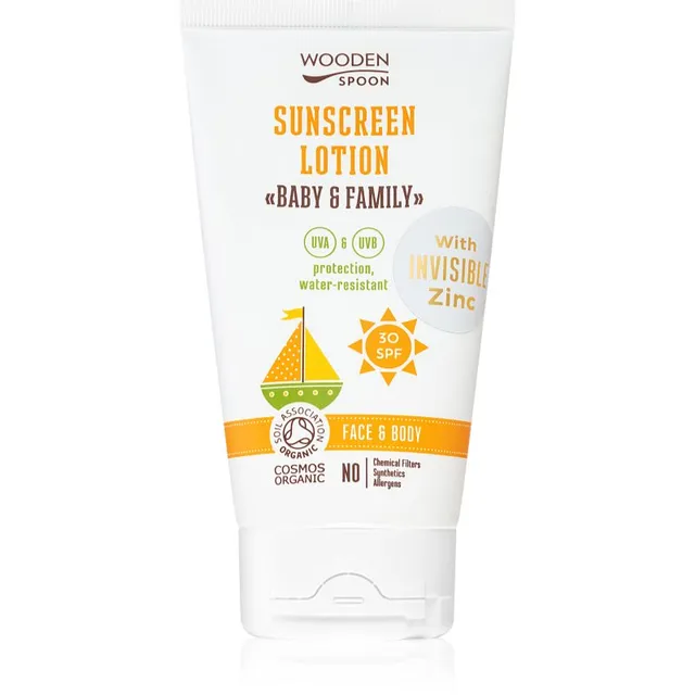 WoodenSpoon Baby & Family Päikesekaitselosjoon SPF 30 150 ml