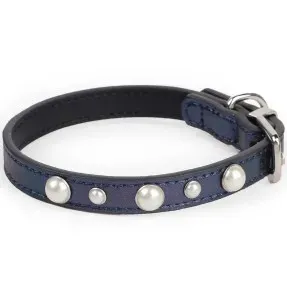 Kaelarihm pärlitega Pearl Collar, Night Blue (AFP - Glamour Dog)