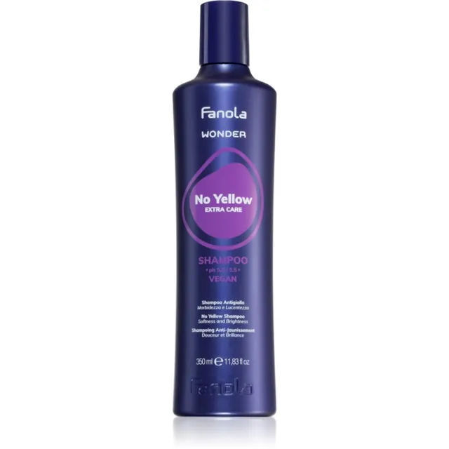 Fanola Wonder No Yellow Shampoo Messingitoone neutraliseeriv šampoon 350 ml
