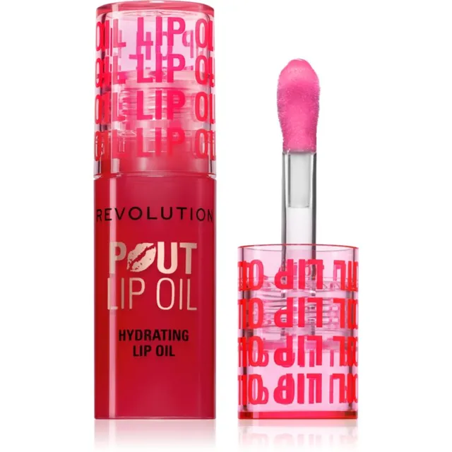 Revolution Pout Lip Huuleõli niisutava toimega varjund Cherry Red 3 ml