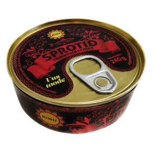 Sprotid tomatikastmes EO, MINU, 240 g