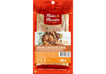 Broilerišašlõkk klassik.marinad.M&M,800g