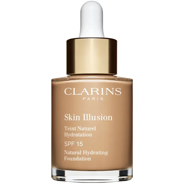 Clarins Skin Illusion Natural Hydrating Foundation Sära andev niisutav meik SPF 15 varjund 111N Auburn 30 ml