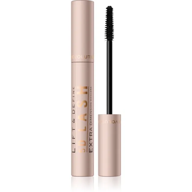 Revolution 5D Lash Extra Ripsmetušš pikkadele ja tihedatele ripsmetele varjund Jet Black 14 ml