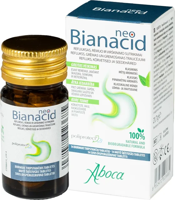 NEOBIANACID SUUS DISPERG TBL N14