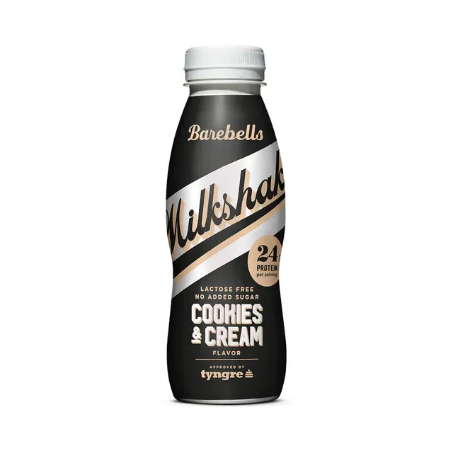Proteiinisheik Cookies&Cream, BAREBELLS, 330 ml