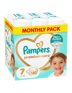Pampers Premium Care teipmähkmed suurus 7 (120 tk)