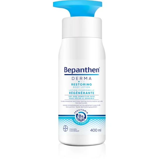 Bepanthen DERMA Restoring Body Lotion Kehapiim kuivale ja tundlikule nahale 400 ml