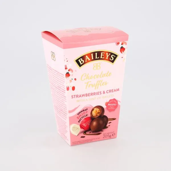 Šokolaaditrühvlid strawberries & cream 205g
