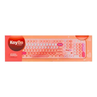 Juhtmevaba klaviatuur KeyBe roosa AW26
