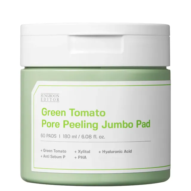 SUNGBOON EDITOR Tomato Green Pore Peeling Jumbo Pad 60pads