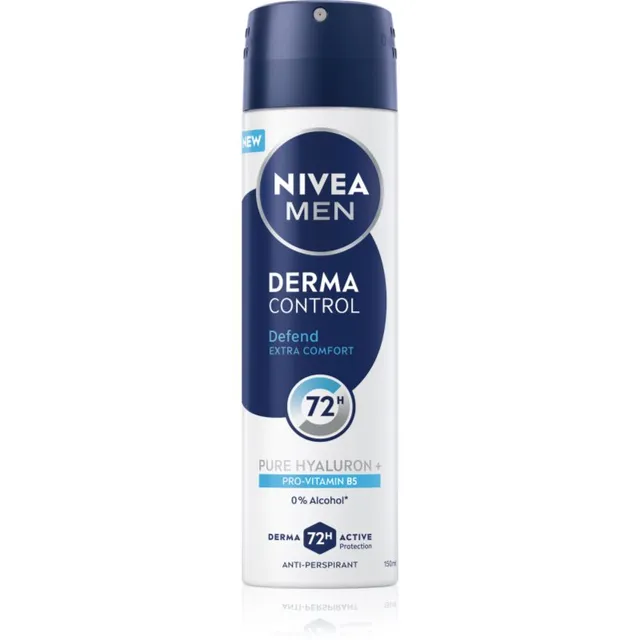 NIVEA MEN Derma Control Defend Pihustatav antiprespirant meestele 150 ml