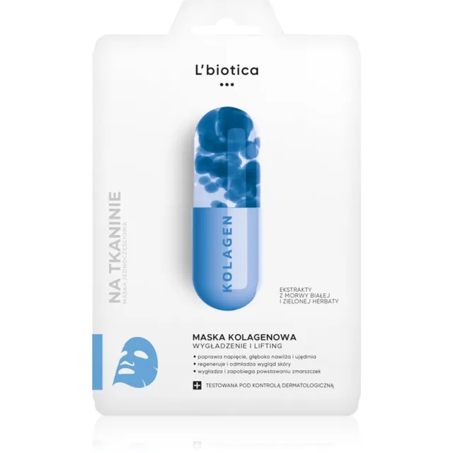 L’biotica Masks Collagen Platinium Lehtmask kollageeniga 23 ml