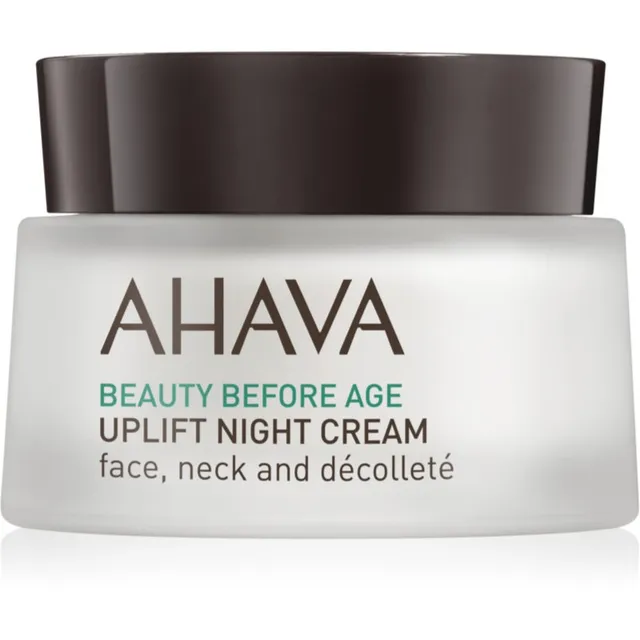 AHAVA Beauty Before Age Tõstev ja pinguldav öökreem näole, kaelale ja dekolteele 50 ml