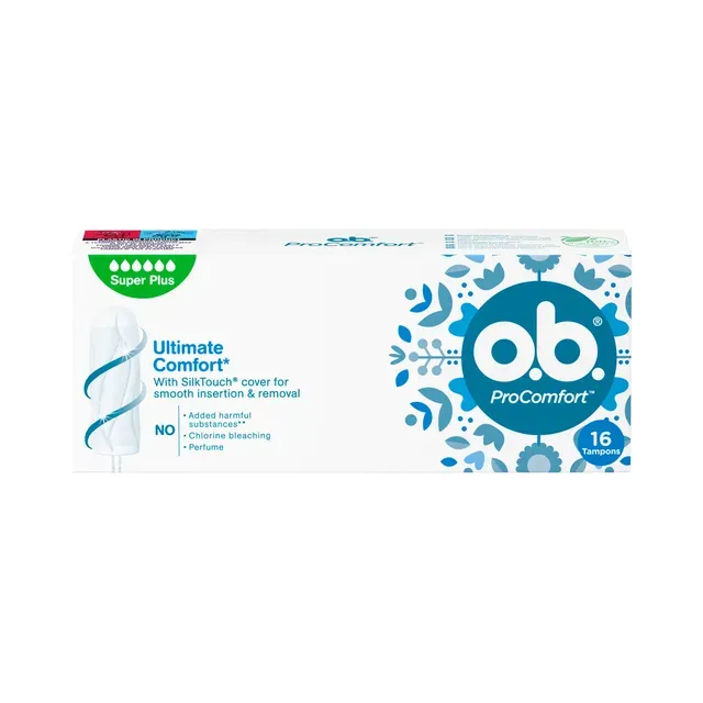 Tampoonid Pro Comfort Super Plus, O.B., 16 tk
