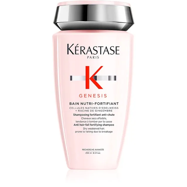 Kérastase Genesis Bain Nutri-Fortifiant Niisutav ja elavdav šampoon juuste väljalangemise raviks 250 ml