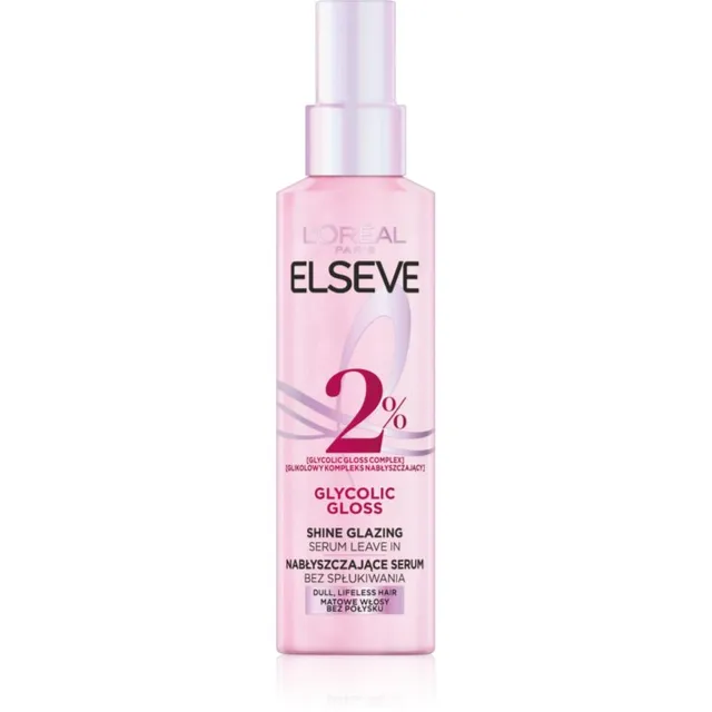 L’Oréal Paris Elseve Glycolic Gloss Juustesse jäetav seerum sära andmiseks 150 ml