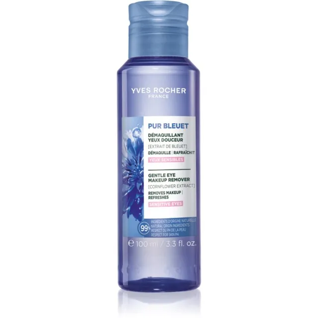 Yves Rocher Pur Bleuet Õrn silmameigieemaldaja tundlikele silmadele 100 ml