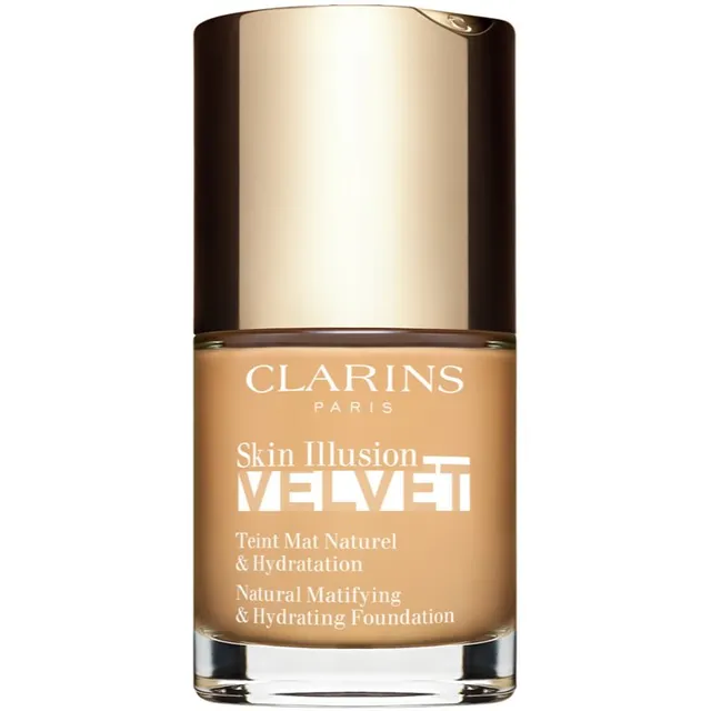Clarins Skin Illusion Velvet Matt vedel jumestuskreem toitva toimega varjund 105.5W 30 ml