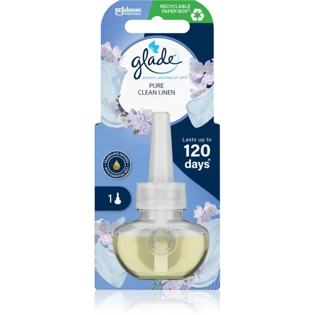 GLADE Pure Clean Linen Elektriise hajuti täidis 20 ml