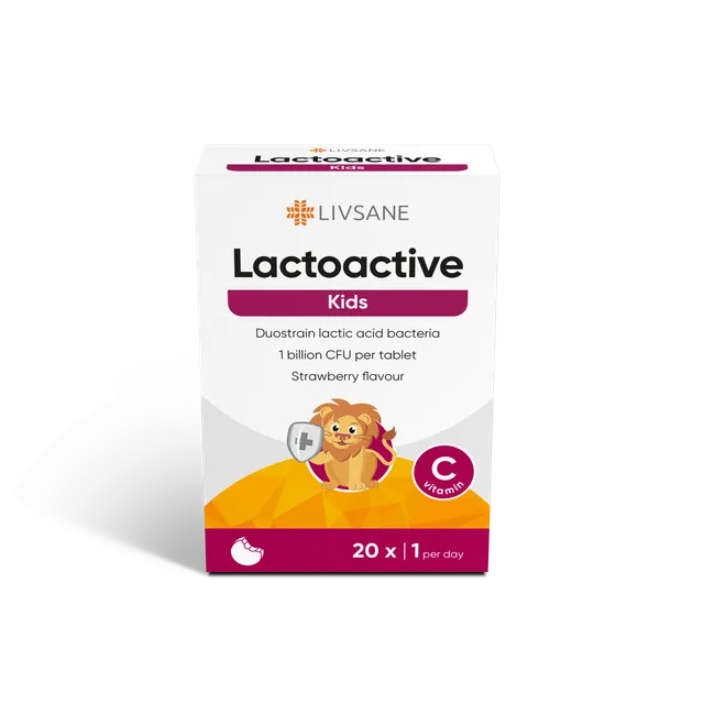 LIVSANE LACTOACTIVE KIDS NÄRIMISTBL N20