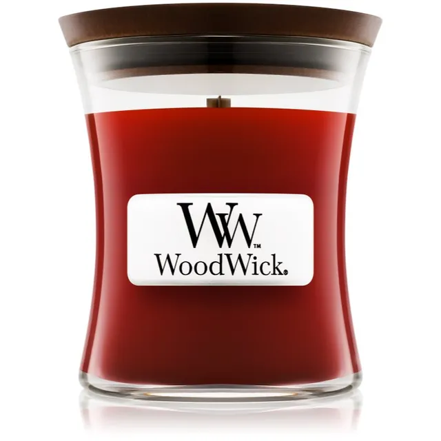 Woodwick Cinnamon Chai lõhnaküünal puidust taht 85 g
