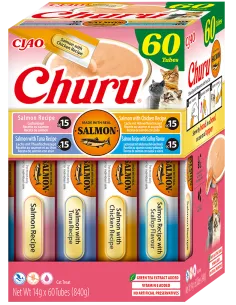 Inaba Ciao Churu lõhe maius kassidele 60x14g (840g)