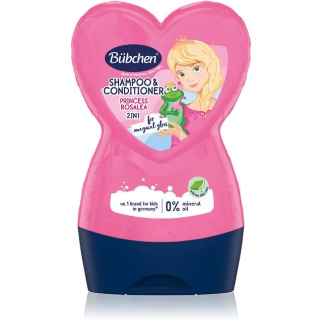 Bübchen Shampoo & Contidioner 2in1 Princess Rosalea Šampoon ja palsam lastele 230 ml