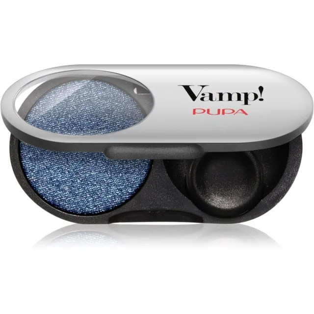 PUPA Milano Vamp! Radiant Baked Eyeshadow Kauapüsiv sädelev lauvärv varjund 307 Denim Blue - METALLIC 1 g