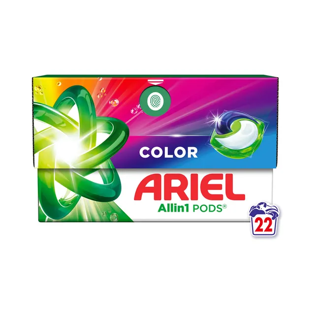 Ariel Color p/geel-kaps 22tk