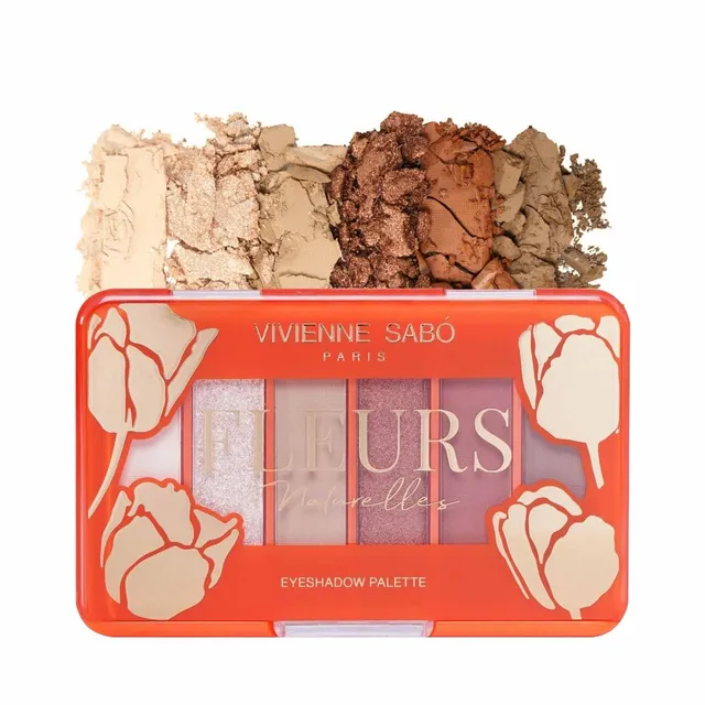 VIVIENNE SABO Fleurs Naturelles Eyeshadow Palette No.2 Tulipe 5g