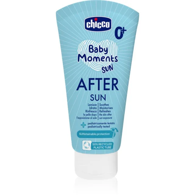 Chicco Baby Moments Sun After Sun Päevitusjärgne losjoon lastele sünnist alates 0 m+ 150 ml