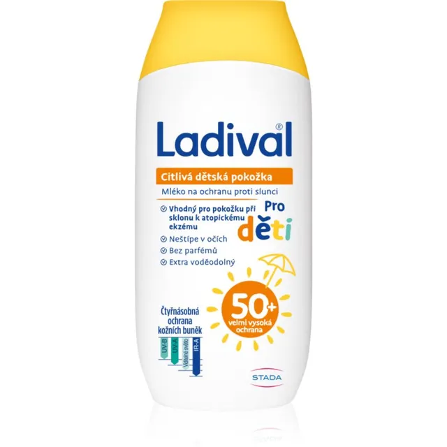 Ladival Kids Päikesekaitsepiim tundlikule nahale SPF 50+ 200 ml