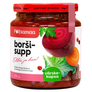Värskekapsaborš veiselihaga, PÕLTSAMAA, 530 g