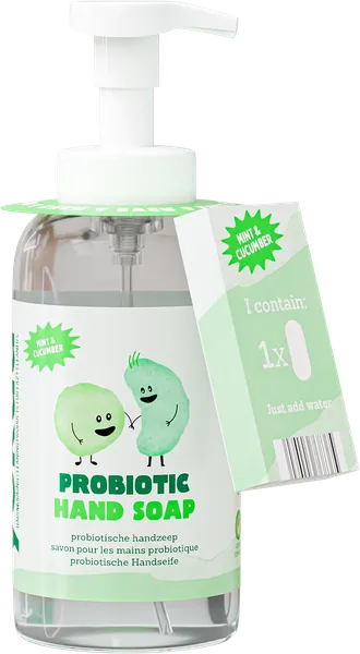 Probiootikumidega vedela käteseebi komplekt Cucumber & Mint